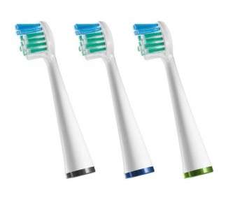 Waterpik Compact Brush Heads Replacement Slim Toothbrush Heads for Sensonic and Complete Care