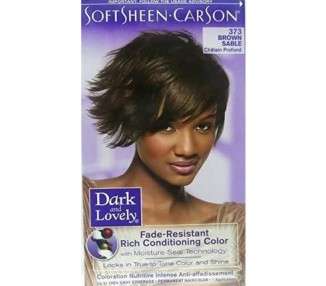 Dark and Lovely Fade Resistant Rich Conditioning Hair Colour Brown Sable 373