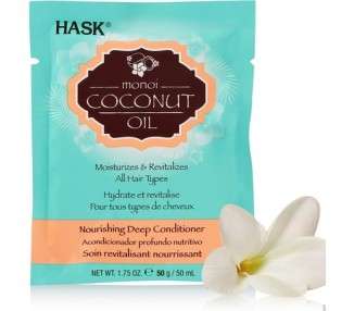 HASK Monoi Coconut Oil Deep Conditioner Sachet 50ml