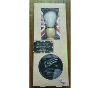 Fuzzy Duck 100ml Shaving Cream & Wooden Shaving Brush Gift Set