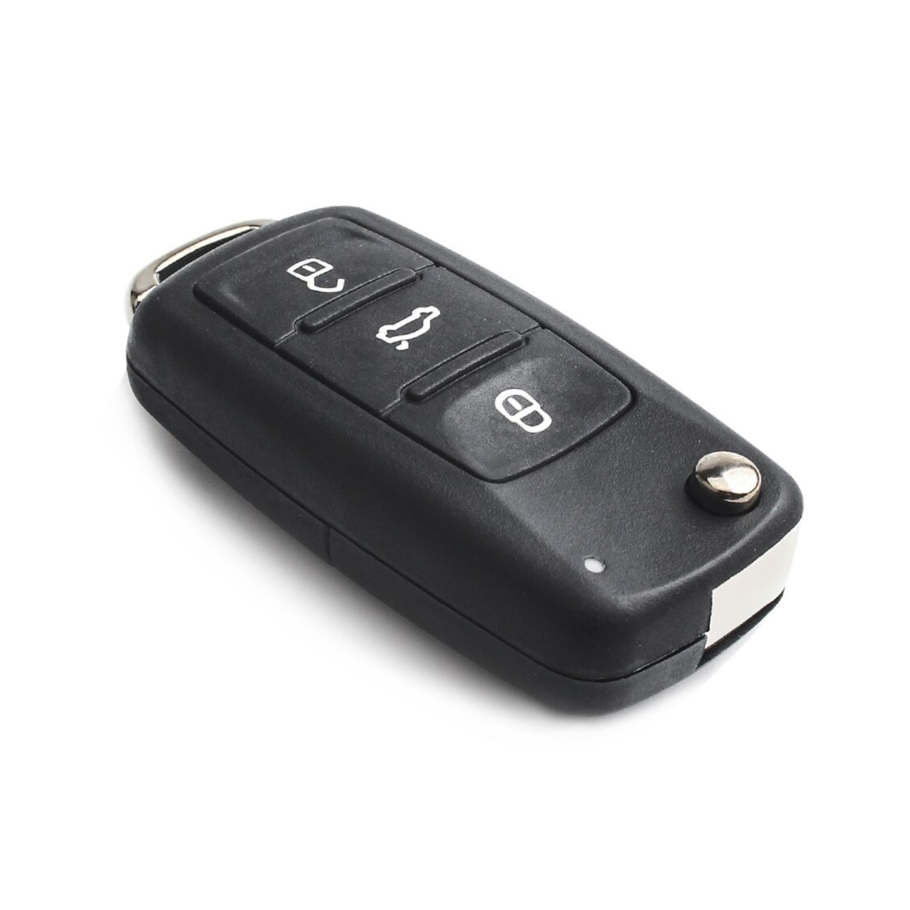 Carcasa Plegable De 3 Botones Para Llave De Skoda Octavia, Fabia, Superb. Hu66