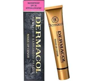 Dermacol Full Coverage Liquid Matte Foundation with SPF 30 30g Shade 213