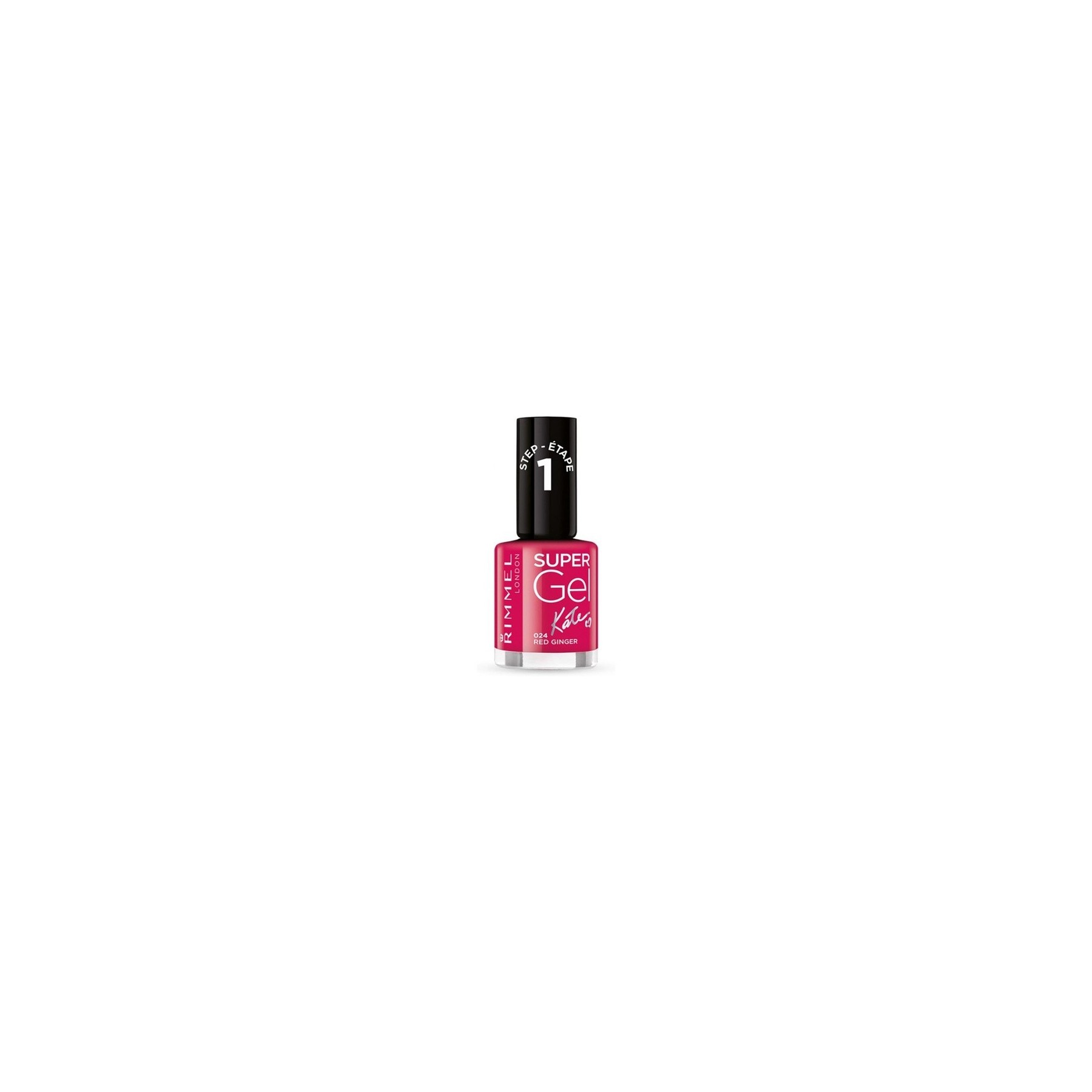 Rimmel London Supergel Kate Nail Polish 024 Red Ginger 12ml