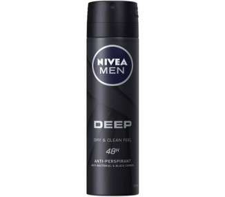 Nivea Men Deep Deodorant Dry & Clean Feel 48h 150ml