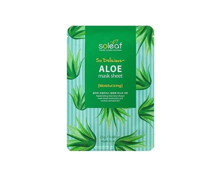 Soleaf So Delicious Aloe Mask Sheet 25g