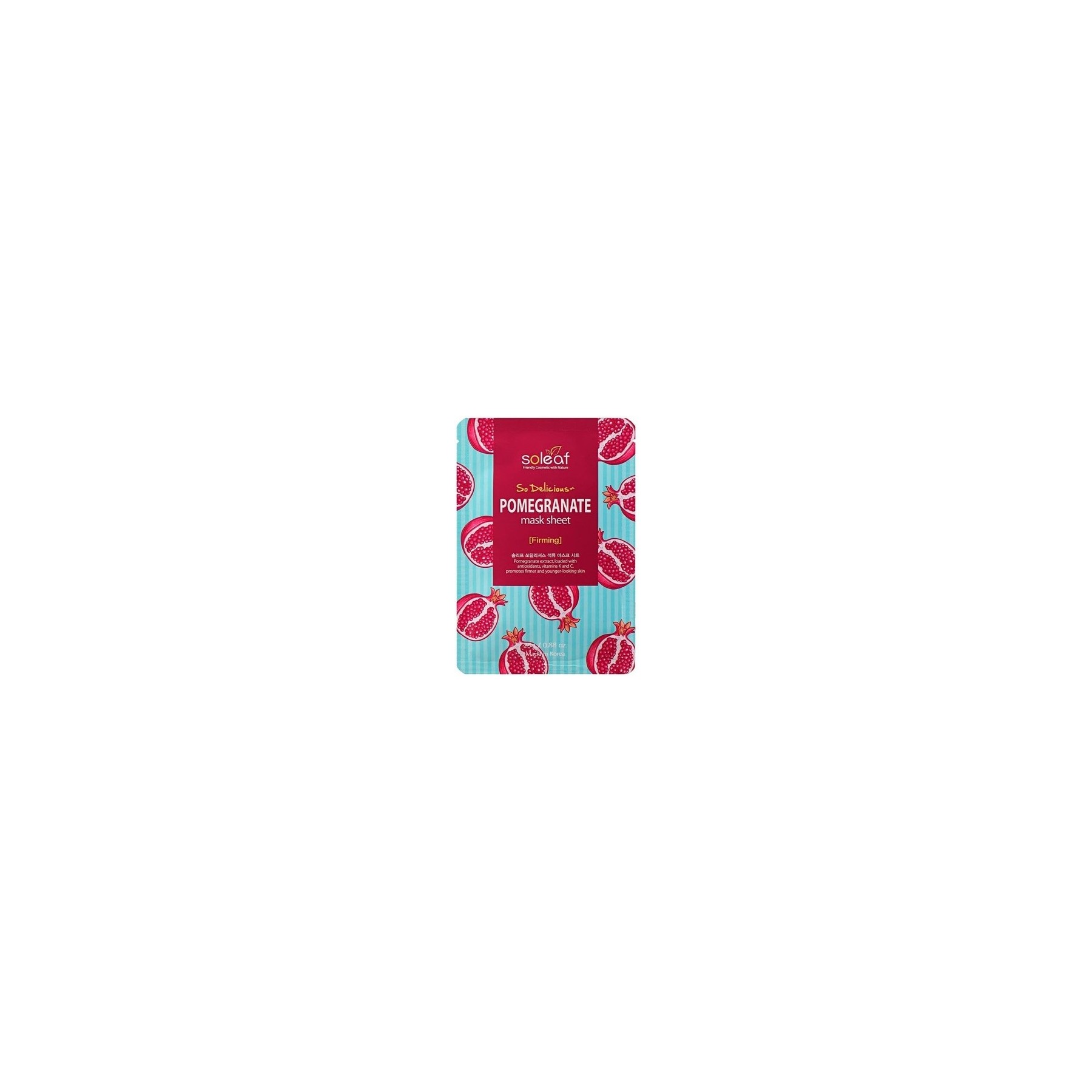 Soleaf So Delicious Pomegranate Mask Sheet 25g
