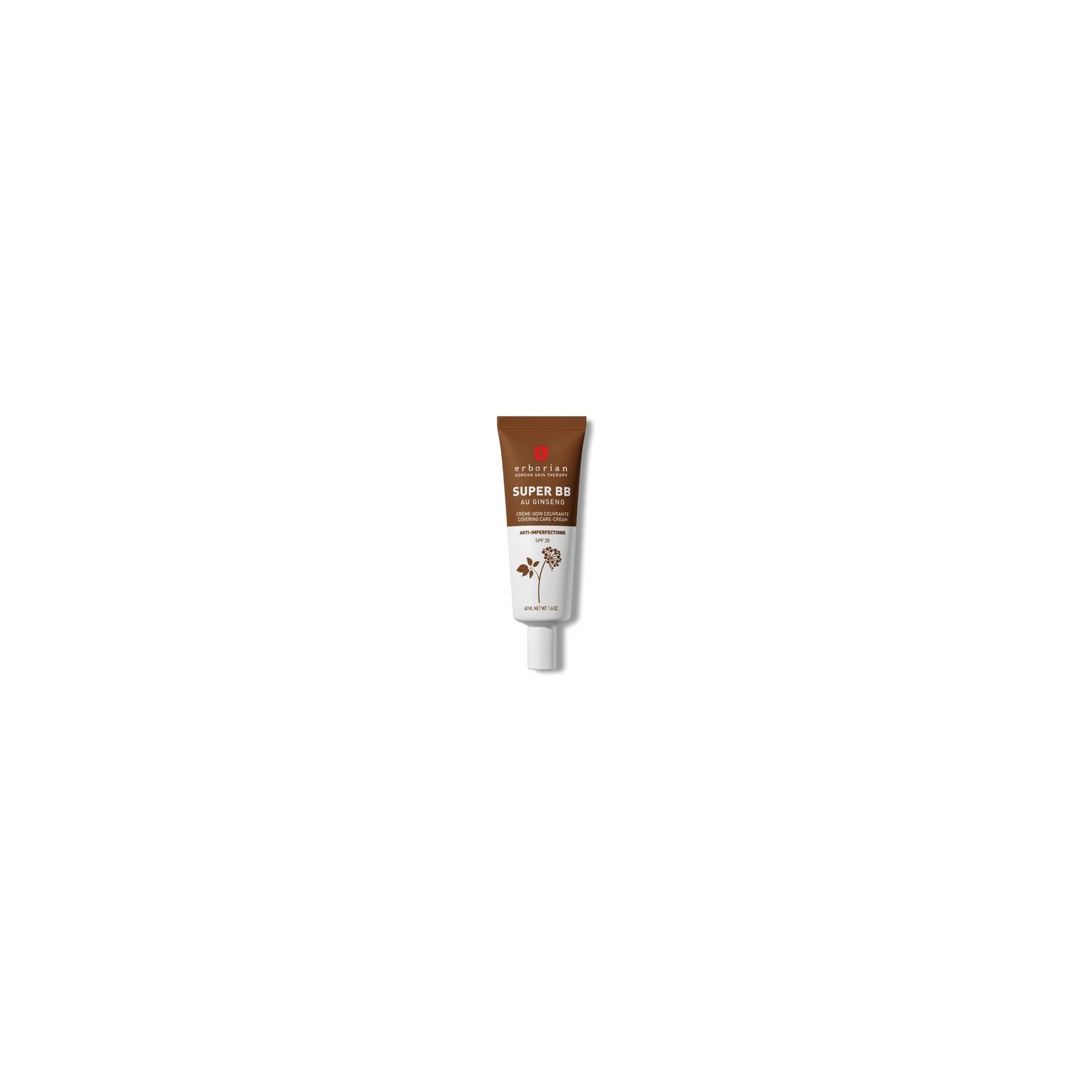 Erborian Super BB Cream with Ginseng Full Coverage BB Cream for Acne Prone Skin 40ml