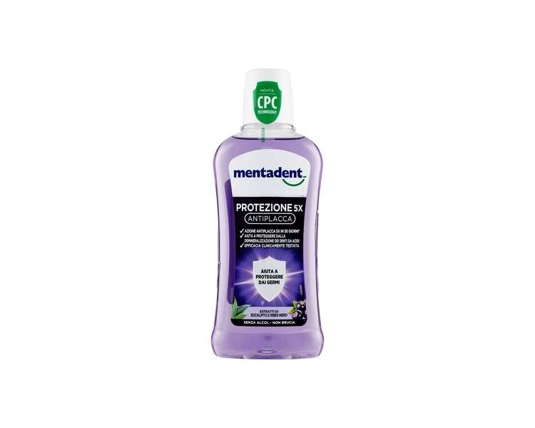 Antiplaque 400ml Mouthwash with Protective Cover