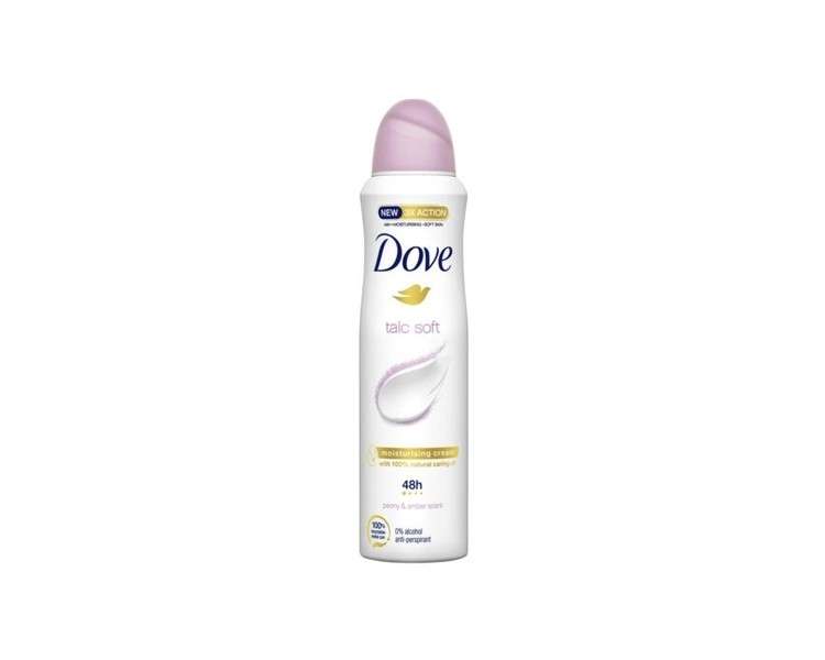 Dove Body Deodorant Spray Talc Soft 48H 150ml