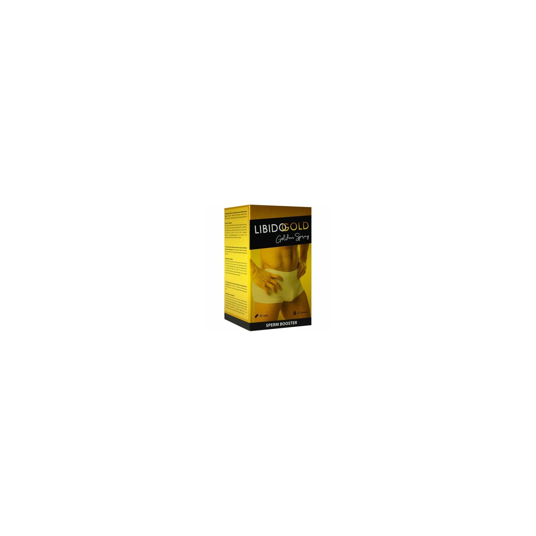Libido Gold Golden Spray 60 Tablets for Men - Best Buddy Plus