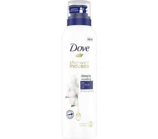 Dove Deeply Nourishing With Cotton Oil Shower Mousse 200ml