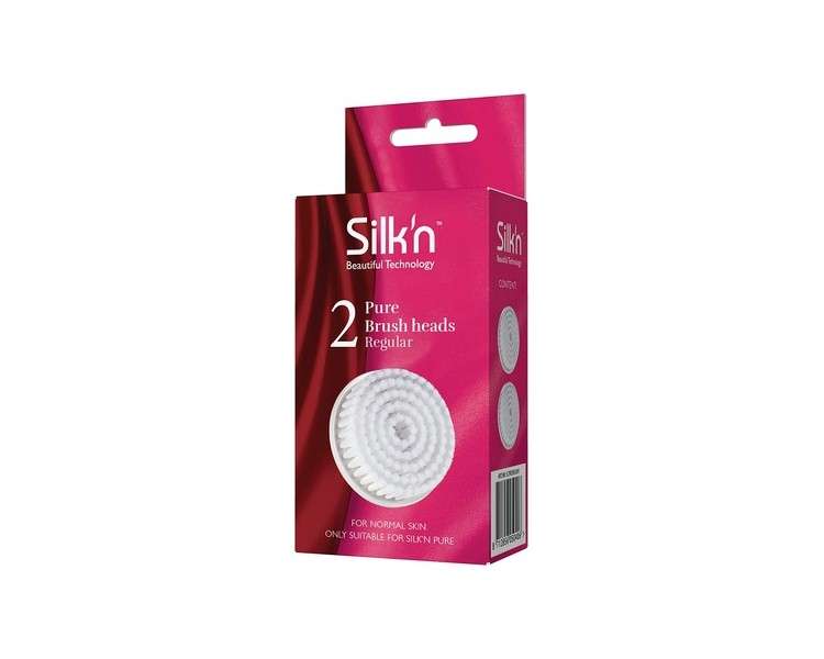 Silk'n Pure Brush Heads Regular Deep-Cleansing of Normal Skin