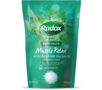 Radox Muscle Relax Peppermint Bath Salts 900g