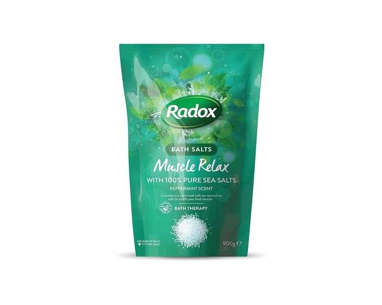 Radox Muscle Relax Peppermint Bath Salts 900g