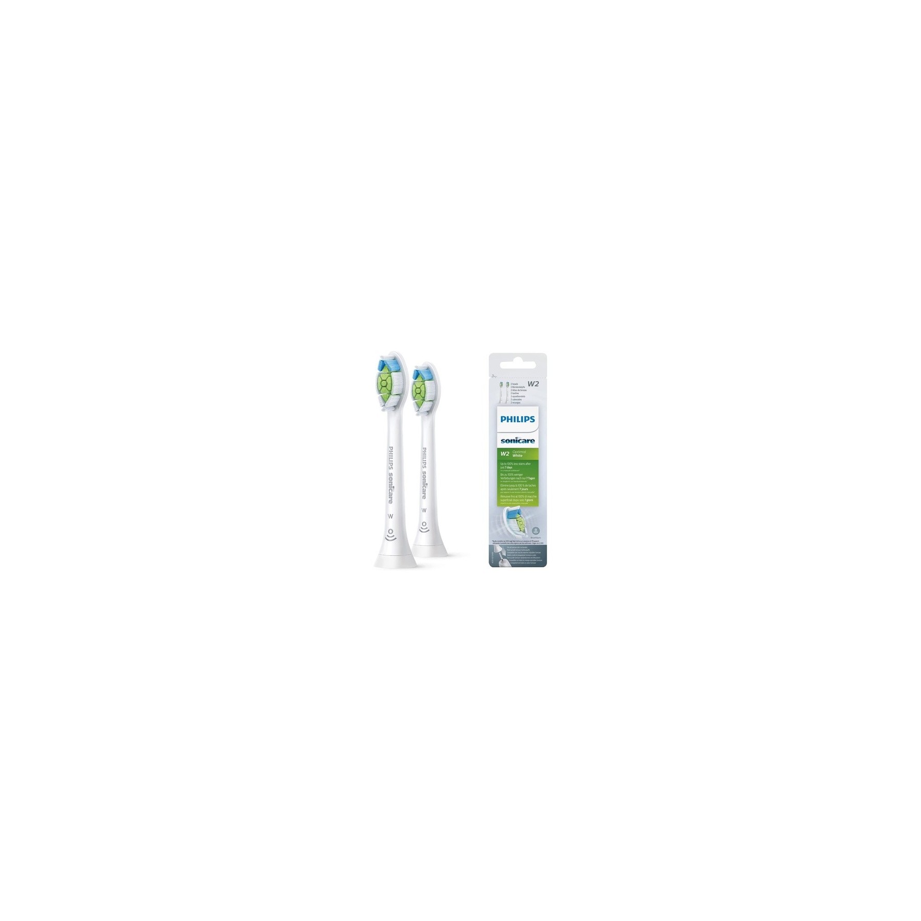 Philips Sonicare W2 Optimal White Standard Electric Toothbrush Brush 2pc(s) Attachments