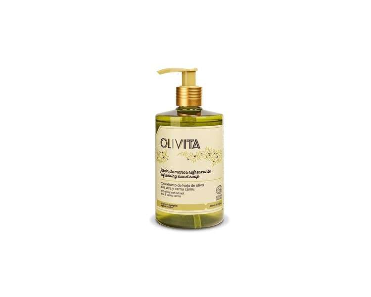 Olivita Refreshing Hand Soap with Olive Leaf Extract, Aloe Vera & Camu Camu 380ml