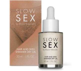 Slow Sex Dry Hair and Skin Shimmer Oil 30ml