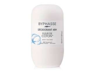 Hygiene Byphasse Cotton Flower 24H Unisex Deodorant Roll-On 50ml