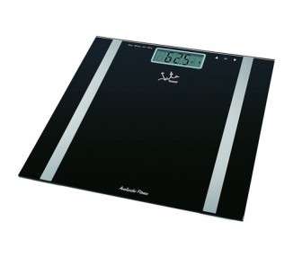 JATA Mod. 531 Personal Scales LCD Black Square AAA Glass Tempered Glass