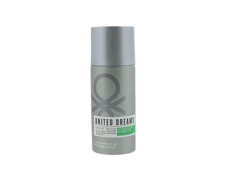 Benetton United Dreams Aim High Deodorant Spray for Men