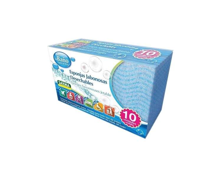 Sayma Disposable Body Sponge - Pack of 10