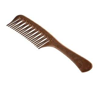 Eurostil Wooden Detangling Comb with Small Curved Teeth - 1 Unit