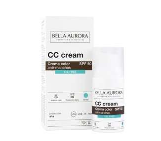 Bella Aurora CC Cream Oil Free SPF 50+