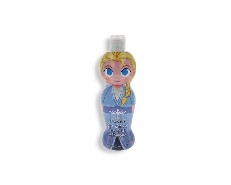 Frozen Elsa 2 in 1 Gel and Shampoo for Kids 400ml