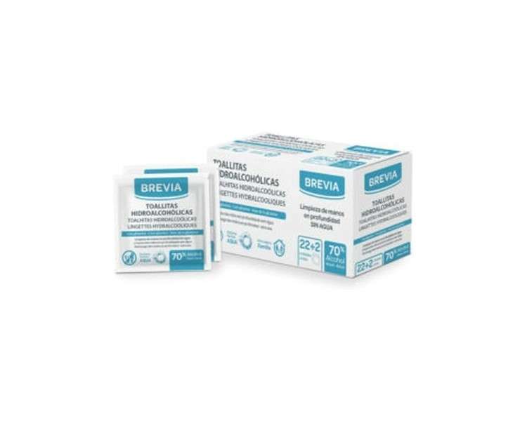 Brevia Hydroalcoholic Wipes - Pack of 24