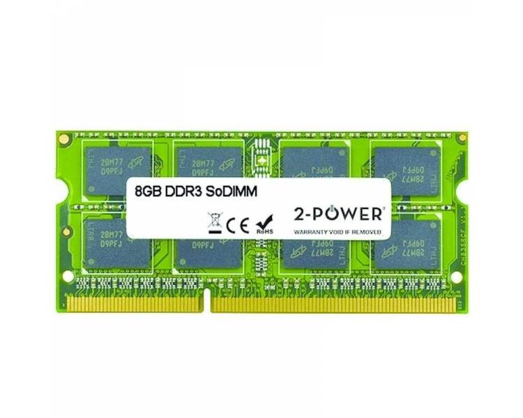Memoria ram 2-power multispeed 8gb/ ddr3l/ 1066/ 1333/ 1600 mhz/ 1.35v/ cl7/9/11/ sodimm