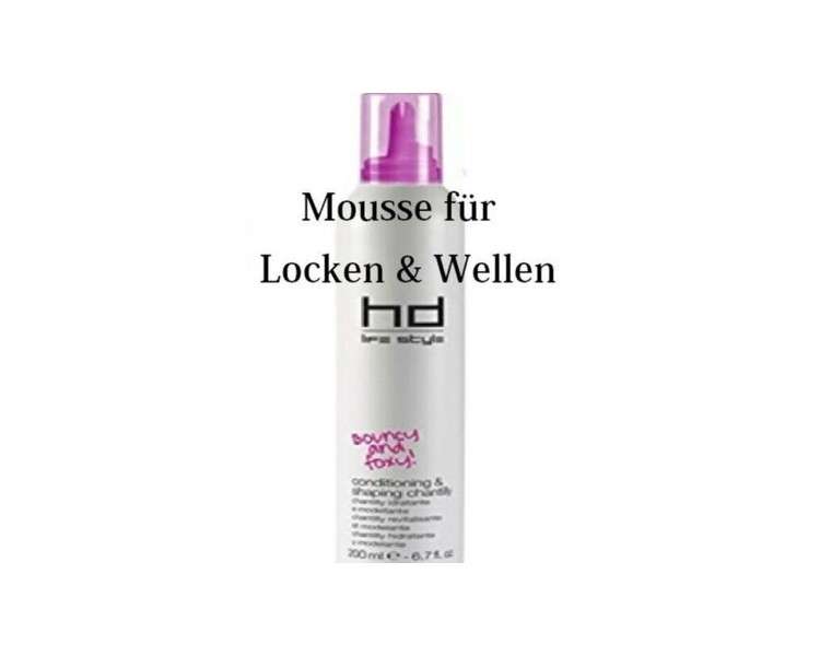 HD Life Style Bouncy and Foxy Conditioning Shaping Chantilly Mousse 200ml