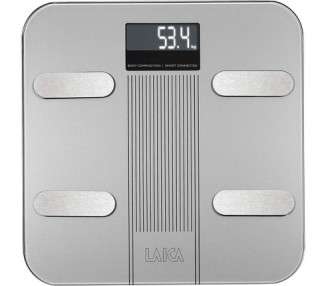 Laica LA282 Bluetooth Electronic Bathroom Scale with Body Composition Calculation White