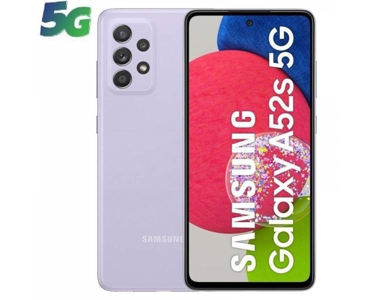 Smartphone samsung galaxy a52s 6gb/ 128gb/ 6.5'/ 5g/ violeta