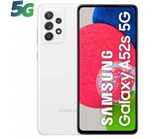 Smartphone Samsung Galaxy A52S 6GB 128GB 6.5" 5G Blanco