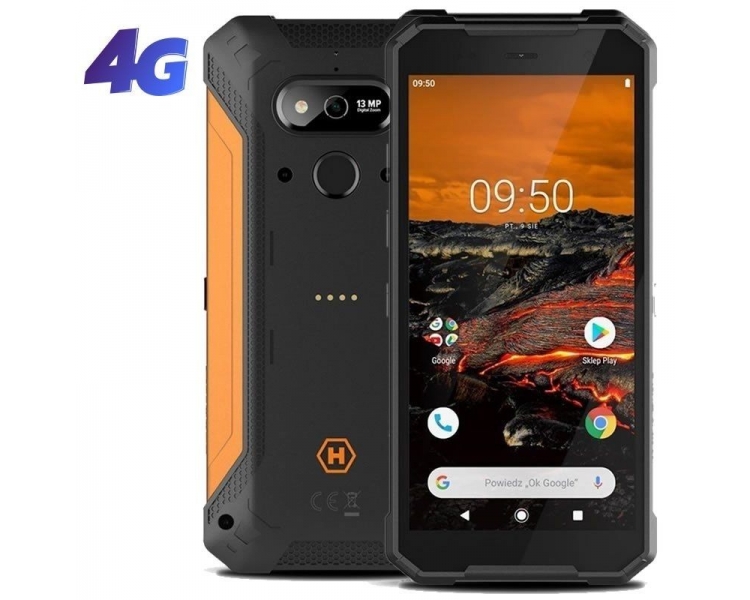 Smartphone Ruggerizado Hammer Explorer 3GB 32GB 5.72" Negro Naranja