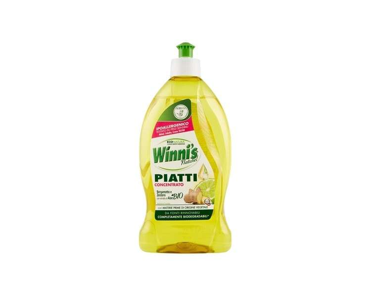 Winni's S Plates Naturel Cleaner Concentrate Hypo-Allergenic with Vegetable Origin Raw Materials Aloe Extract 500ml