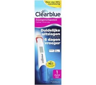 Clearblue Ultra Early Detection Digital Pregnancy Test