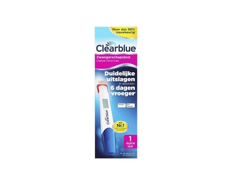 Clearblue Ultra Early Detection Digital Pregnancy Test