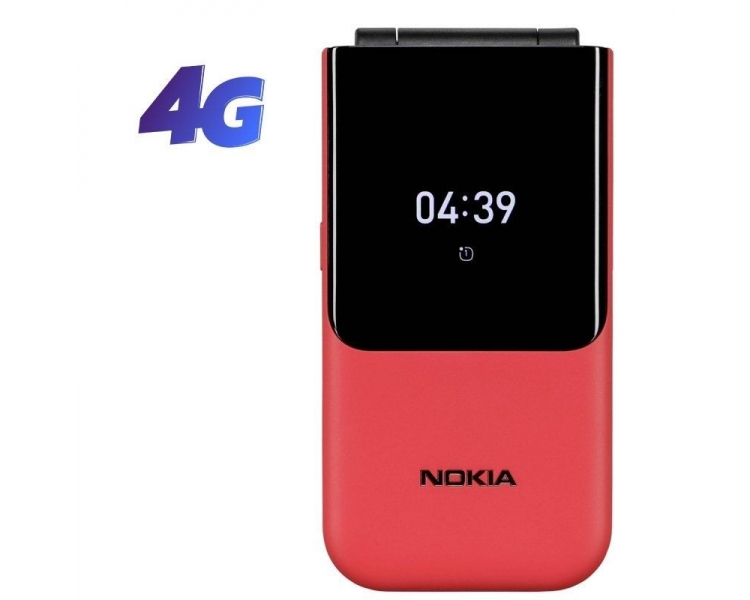 Teléfono Móvil Nokia 2720 Flip Dual Sim Rojo