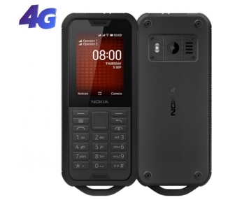 Teléfono Móvil Ruggerizado Nokia 800 Tough Negro Acero