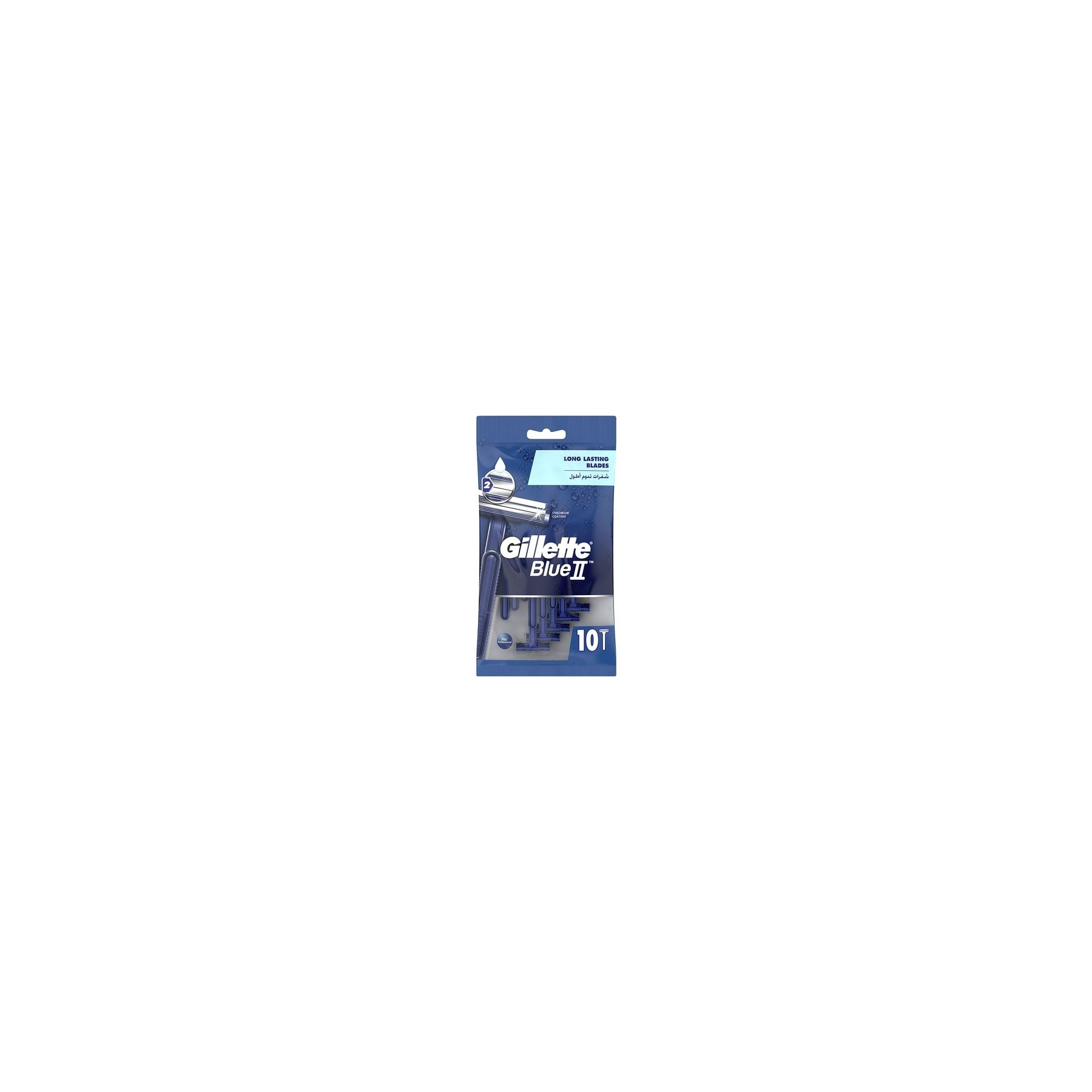 Gillette Blue II Fixed Head Disposable 10 Razors