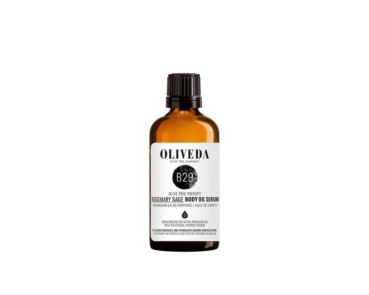 Oliveda B29 Rosemary Sage Body Oil 100ml