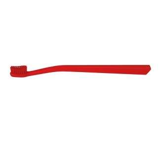 SWISSDENT Profi Colours Toothbrush with Medium Soften Bristles in Patented Spoon Shape Red&red