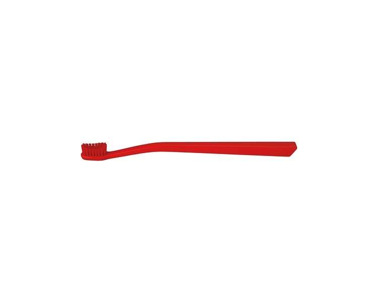 SWISSDENT Profi Colours Toothbrush with Medium Soften Bristles in Patented Spoon Shape Red&red