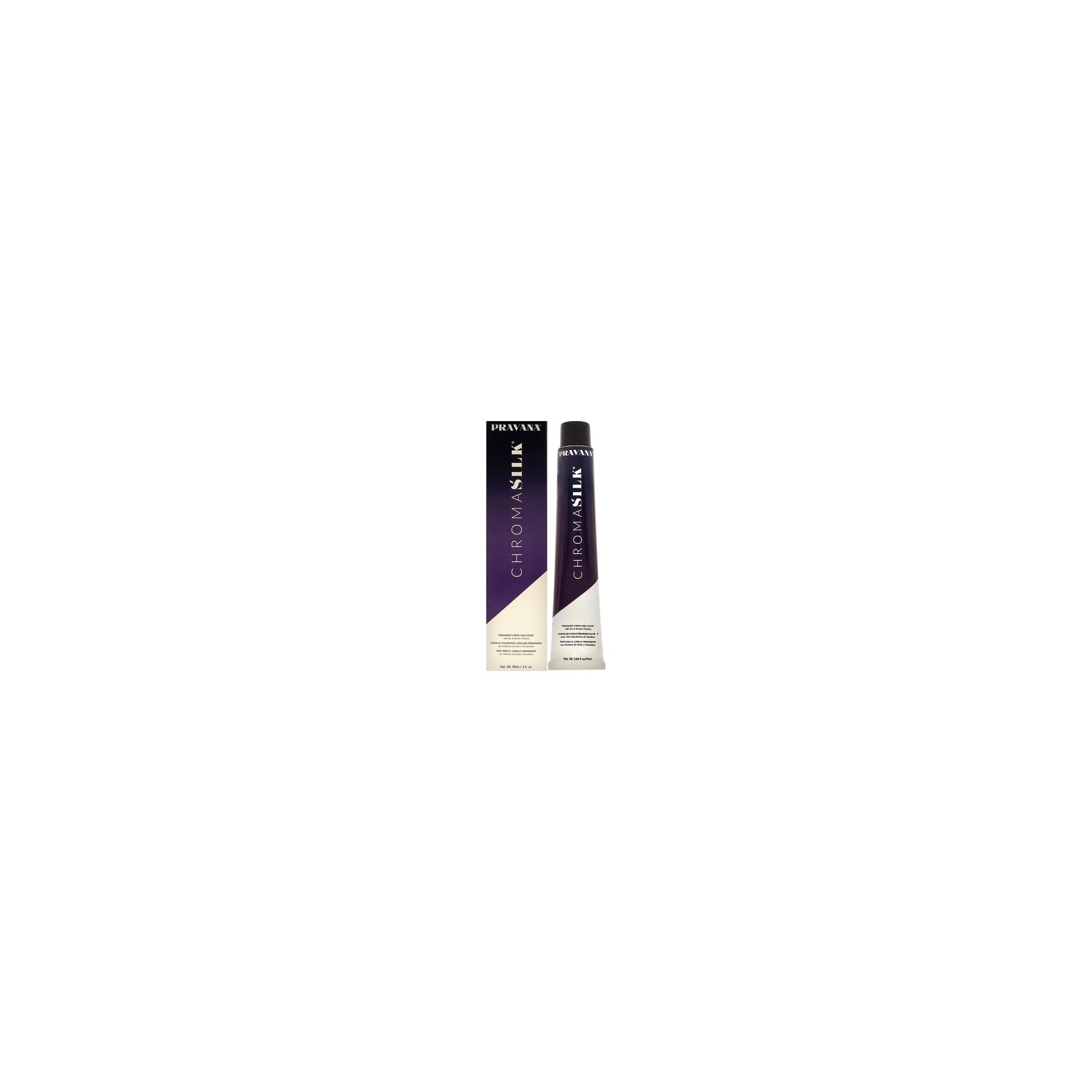 Pravana ChromaSilk Creme Hair Color 5.37 Light Golden Violet Brown Unisex 3oz