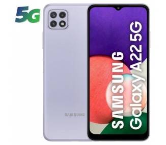 Smartphone samsung galaxy a22 4gb/ 64gb/ 6.6'/ 5g/ violeta