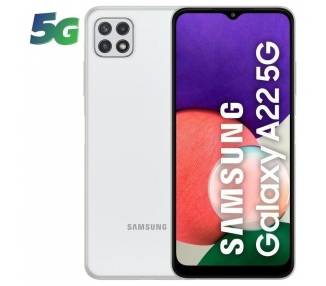 Smartphone samsung galaxy a22 4gb/ 64gb/ 6.6'/ 5g/ blanco