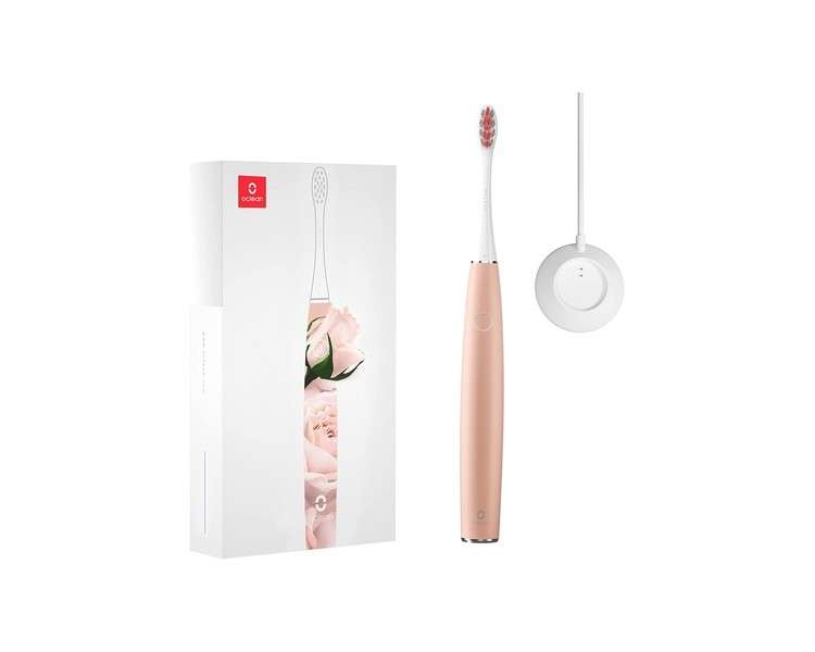 Oclean Air 2 Sonic Electric Toothbrush with Dupont Brush Head Bristles - Pink Rose Pink 1 Count