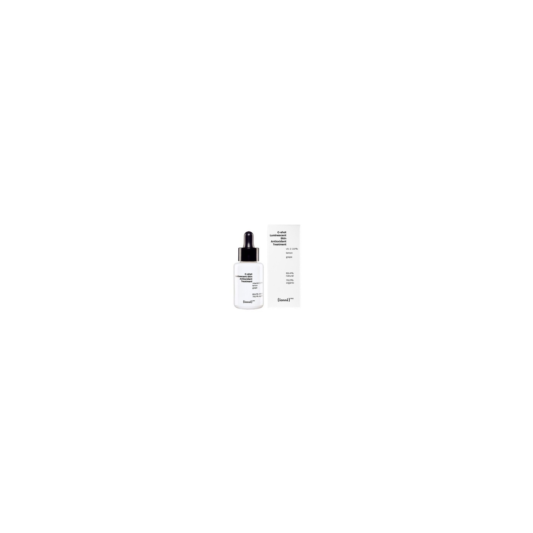 IOSSI C-Shot Luminescent Skin Antioxidant Treatment Concentrated Serum with Vitamin C 30ml