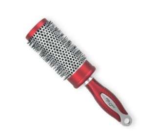 Top Choice Exclusive Round Hairbrush Size L Silver/Burgundy 6203201